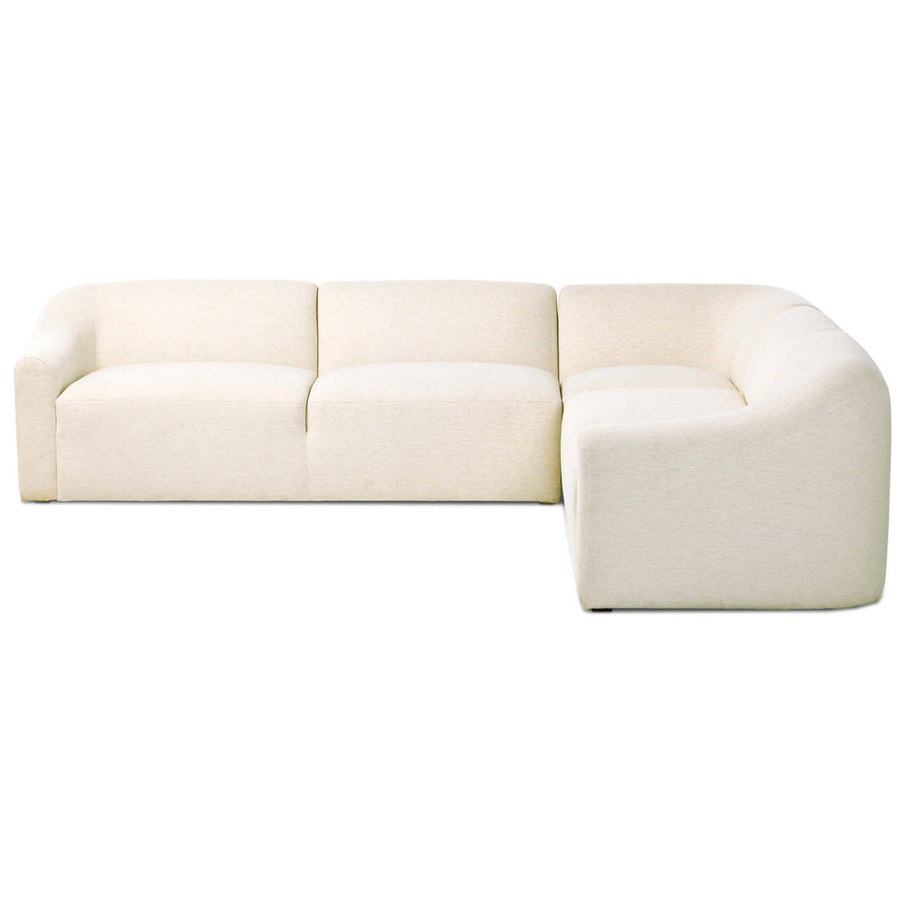 Nellie 3 Piece Sectional, Nomad Snow by Four Hands-Furniture - Sofas-High Fashion Home