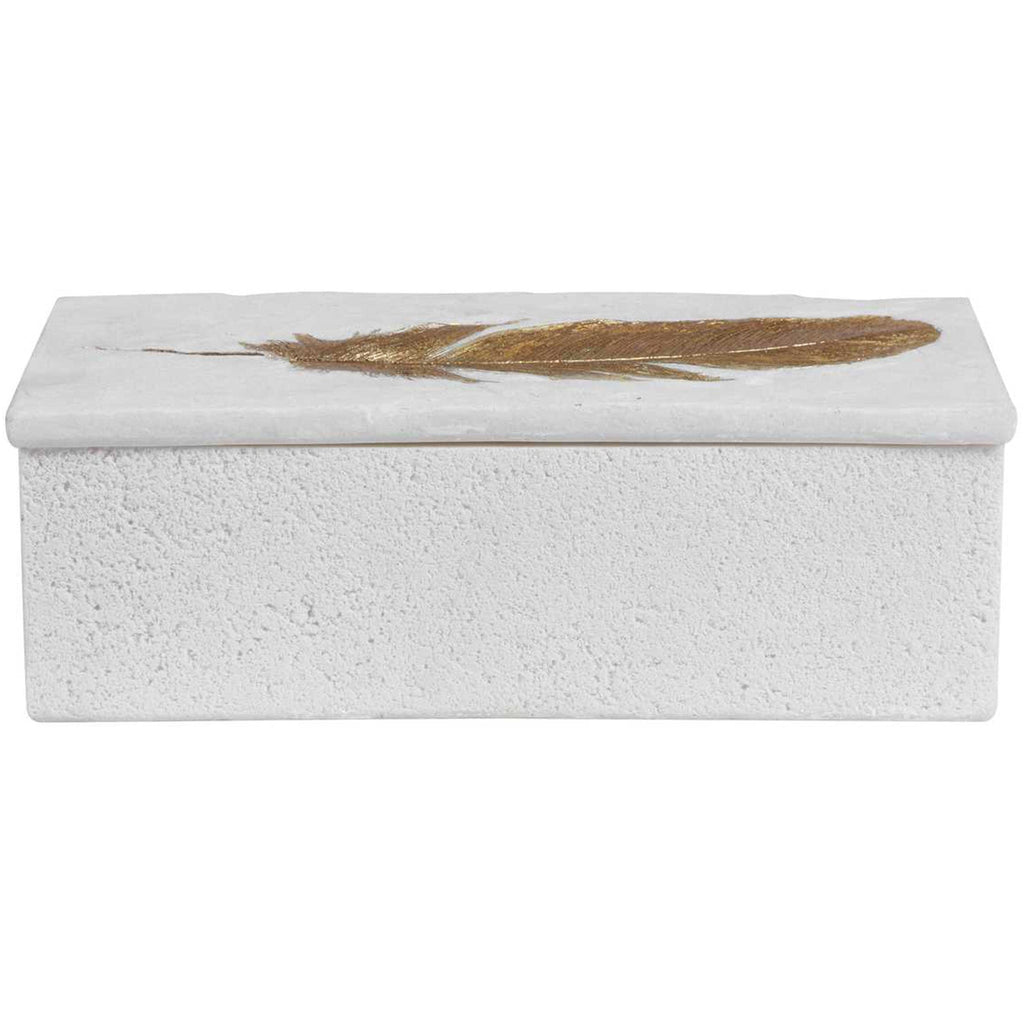 Nephele Box, Aged White – High Fashion Home