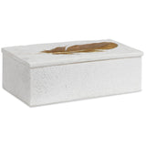 Nephele Box, Aged White-Accessories-High Fashion Home