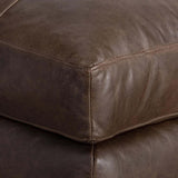 Nest Leather Ottoman, 296-222