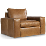 Nest Leather Swivel Chair, 296-020-Furniture - Chairs-High Fashion Home