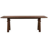 Nethan Dining Table, Brown-Furniture - Dining-High Fashion Home
