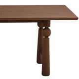 Nethan Dining Table, Brown-Furniture - Dining-High Fashion Home