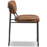 Nettie Leather Dining Chair, Sonoma Chestnut, Set of 2 by Four Hands-Furniture - Dining-High Fashion Home