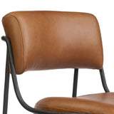 Nettie Leather Dining Chair, Sonoma Chestnut, Set of 2 by Four Hands-Furniture - Dining-High Fashion Home