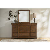 New Lou 12 Drawer Dresser, Cognac-Furniture - Bedroom-High Fashion Home