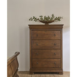 New Lou 4 Drawer Chest, Cognac-Furniture - Storage-High Fashion Home