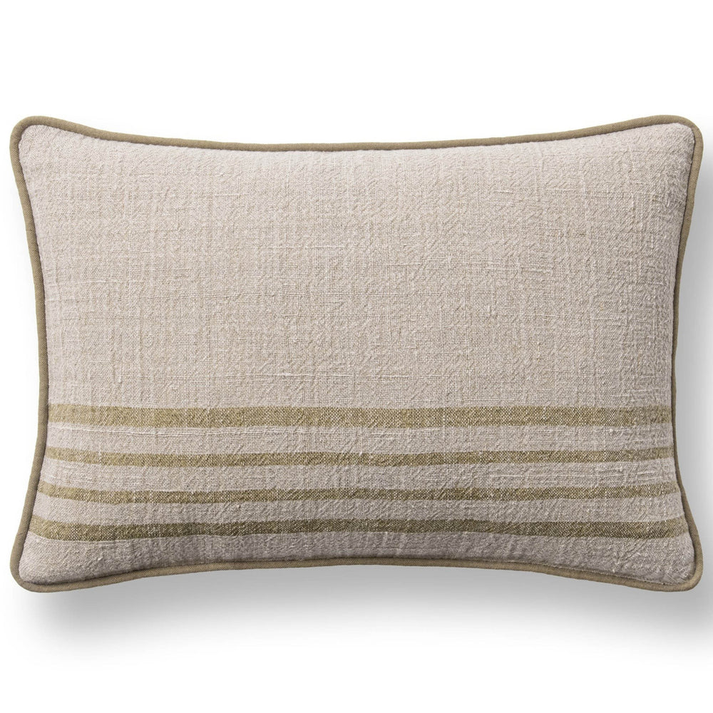 Newport Pillow, Olive Green-Accessories-High Fashion Home