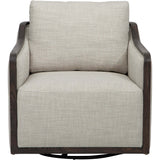 Newport Swivel Chair, Pismo Linen-Furniture - Chair-High Fashion Home