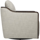 Newport Swivel Chair, Pismo Linen-Furniture - Chair-High Fashion Home