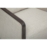 Newport Swivel Chair, Pismo Linen-Furniture - Chair-High Fashion Home