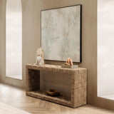 Neyla Console Table, Natural-Furniture - Accent Tables-High Fashion Home