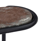 Niccola End Table, Smoke & Russet/Gunmetal by Four Hands