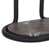 Niccola End Table, Smoke & Russet/Gunmetal by Four Hands