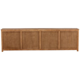Nico 8 Door Sideboard, Brown-Furniture - Storage-High Fashion Home