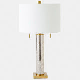 Nicola Table Lamp, Silver-Lighting-High Fashion Home