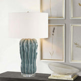 Niese Table Lamp, Light Blue