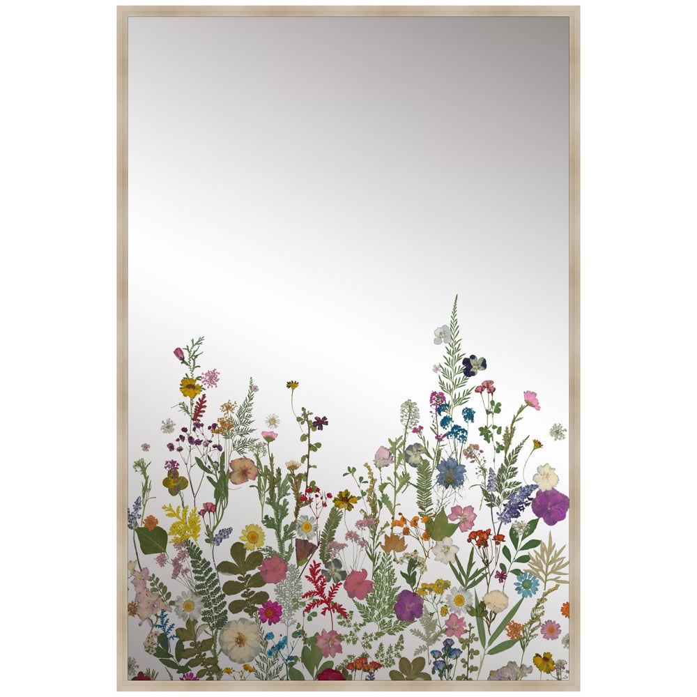 Night Scent III Mirror Framed, Silver