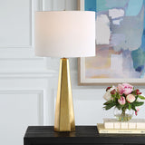 Nila Table Lamp, Gold-Lighting-High Fashion Home