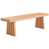 Nimone Bench, Natural-Furniture - Benches-High Fashion Home