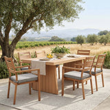 Nimone Dining Table, Natural-Furniture - Dining-High Fashion Home
