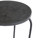 Nina End Table, Grey by Four Hands-Furniture - Accent Tables-High Fashion Home