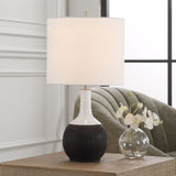 Nina Table Lamp, Matte Black-Lighting-High Fashion Home