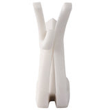 Ninove Snail Statuary, White-Accessories-High Fashion Home