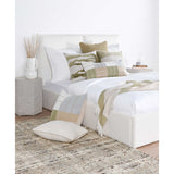 Niya Lumbar Pillow, Wheat Green Multi-Accessories-High Fashion Home