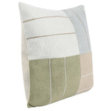 Niya Pillow, Wheat Green Multi-Accessories-High Fashion Home