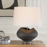 Nocturne Table Lamp, Aged Black-Lighting-High Fashion Home