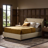 Noelia Bed, Laine Natural by Amber Lewis x Four Hands-Furniture - Bedroom-High Fashion Home