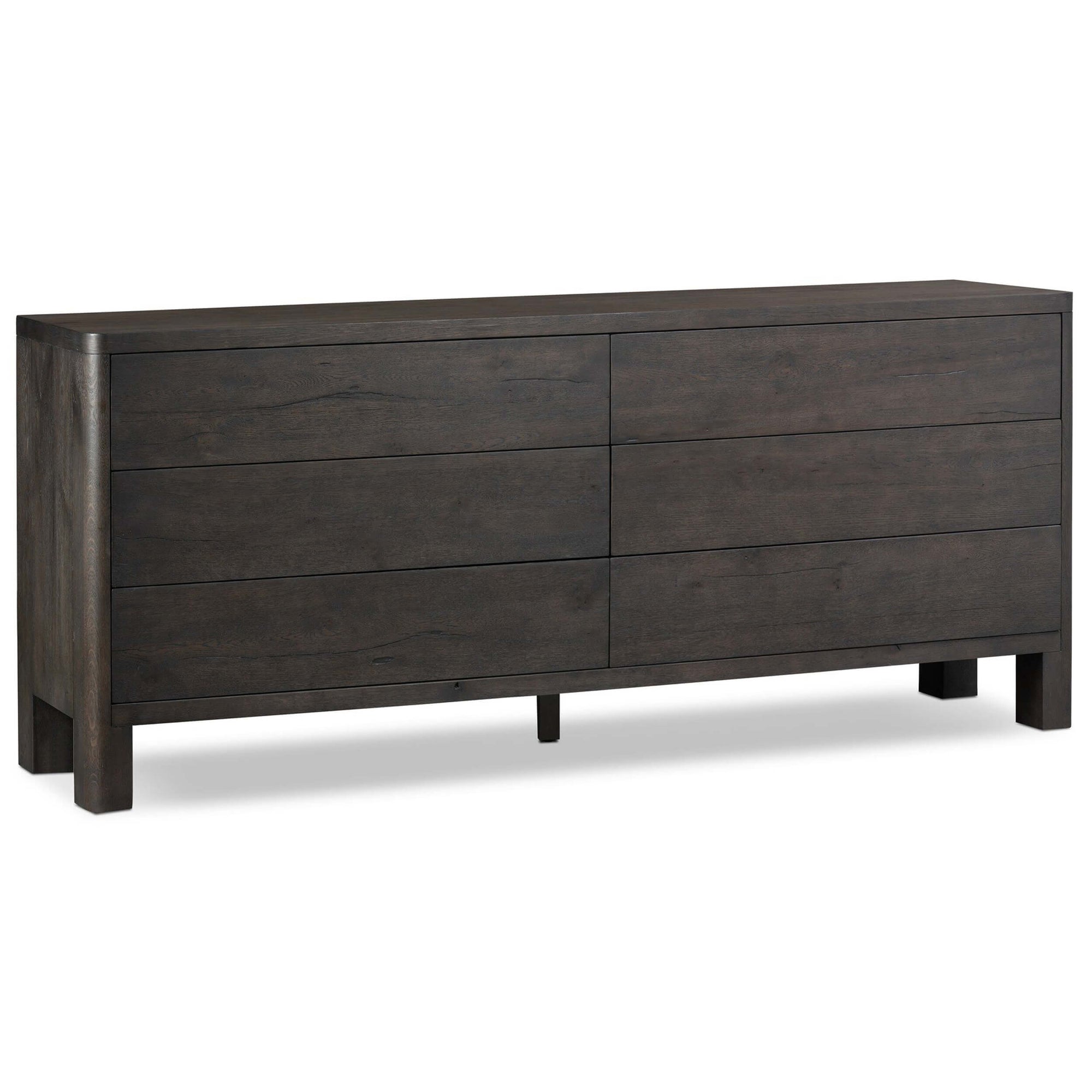 Noeline 6 Drawer Dresser, Smoked Black by Four Hands High Fashion Home Noeline 6 Drawer Dresser, Smoked Black by Four Hands High Fashion Home