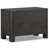 Noeline Nightstand, Smoked Black Oak-High Fashion Home