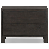 Noeline Nightstand, Smoked Black Oak-High Fashion Home