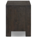 Noeline Nightstand, Smoked Black Oak-High Fashion Home