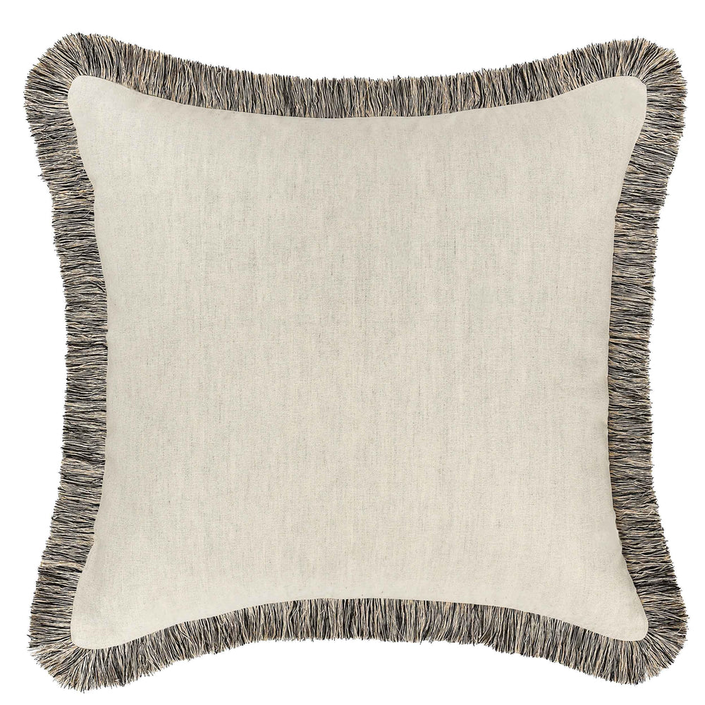 Nola Pillow, Natural/Black
