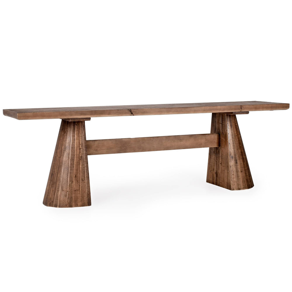 Nolan Rectangle Counter Table, Brown-Furniture - Dining-High Fashion Home