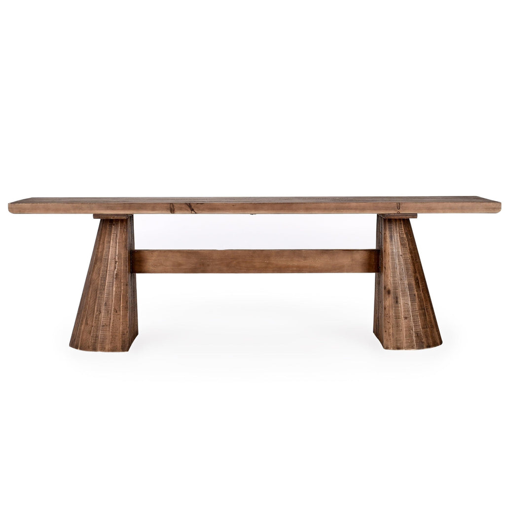 Nolan Rectangle Counter Table, Brown – High Fashion Home