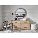 Nomad 6 Drawer Dresser, White Oak-Furniture - Storage-High Fashion Home