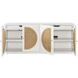 Nomad Credenza, Glacier-Furniture - Storage-High Fashion Home