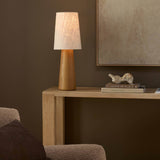 Nora Drum Table Lamp, Light Oak by Four Hands-Lighting-High Fashion Home