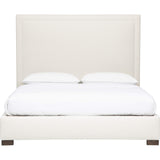Norah King Bed, Brookwood Ivory-Furniture - Bedroom-High Fashion Home