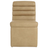Norm Wheeled Dining Chair, Copley Latte, Set of 2-Furniture - Dining-High Fashion Home