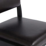 Norris Leather Desk Chair, Sonoma Black-Furniture - Office-High Fashion Home