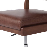 Norris Leather Desk Chair, Sonoma Coco-Furniture - Office-High Fashion Home