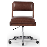 Norris Leather Desk Chair, Sonoma Coco-Furniture - Office-High Fashion Home