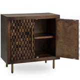 Norwood 2 Door Cabinet, Brown