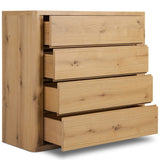 Novella 4 Drawer Dresser, Natural by Four Hands-Furniture - Storage-High Fashion Home