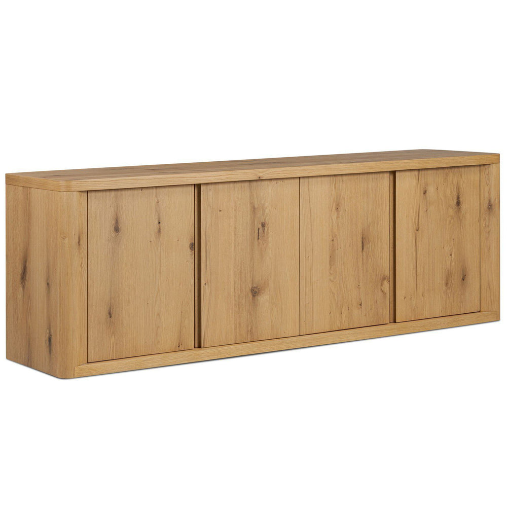 Novella Media Console, Natural by Four Hands-Furniture - Storage-High Fashion Home